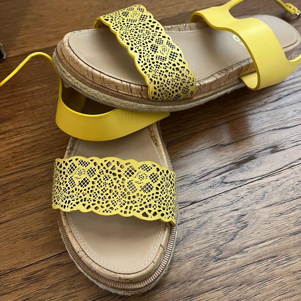 Salvatore Ferragamo Yellow Sandals